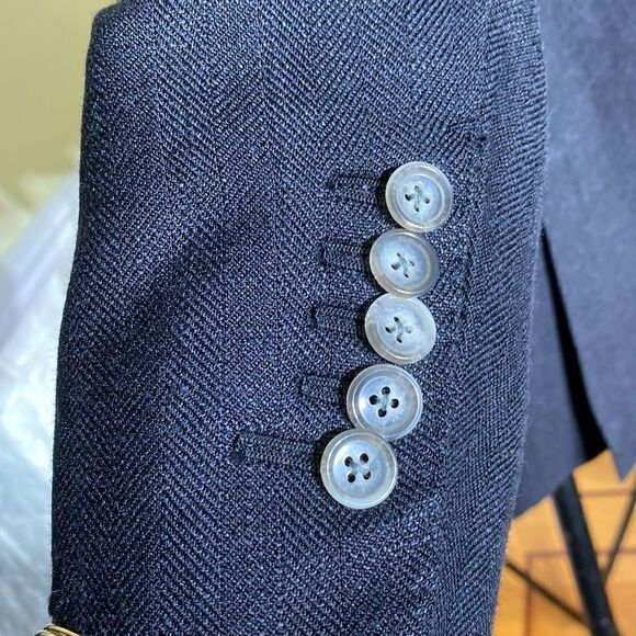 TOM FORD O’Connor Blue Sport Coat Silk & Mohair Fit Y - Picture 8 of 13